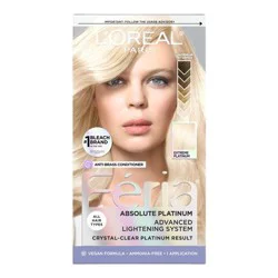 LOreal Paris Feria Multi Faceted Shimmering Permanent Extreme Platinum Hair Color - Each