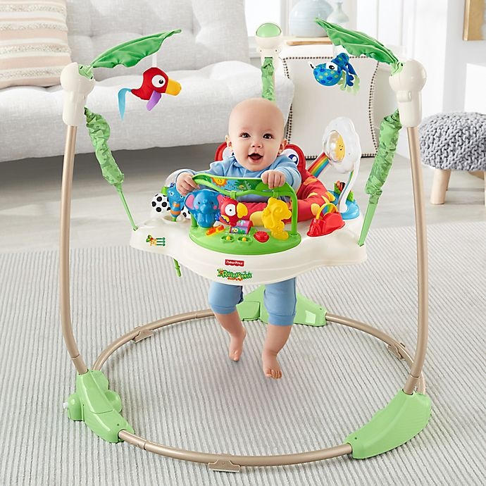 slide 2 of 6, Fisher-Price Jumperoo - Rainforest Friends, 1 ct