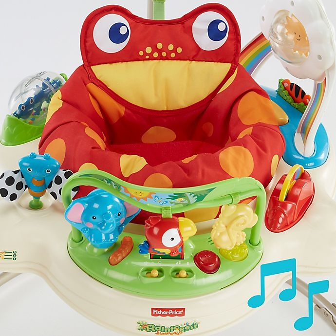 slide 3 of 6, Fisher-Price Jumperoo - Rainforest Friends, 1 ct