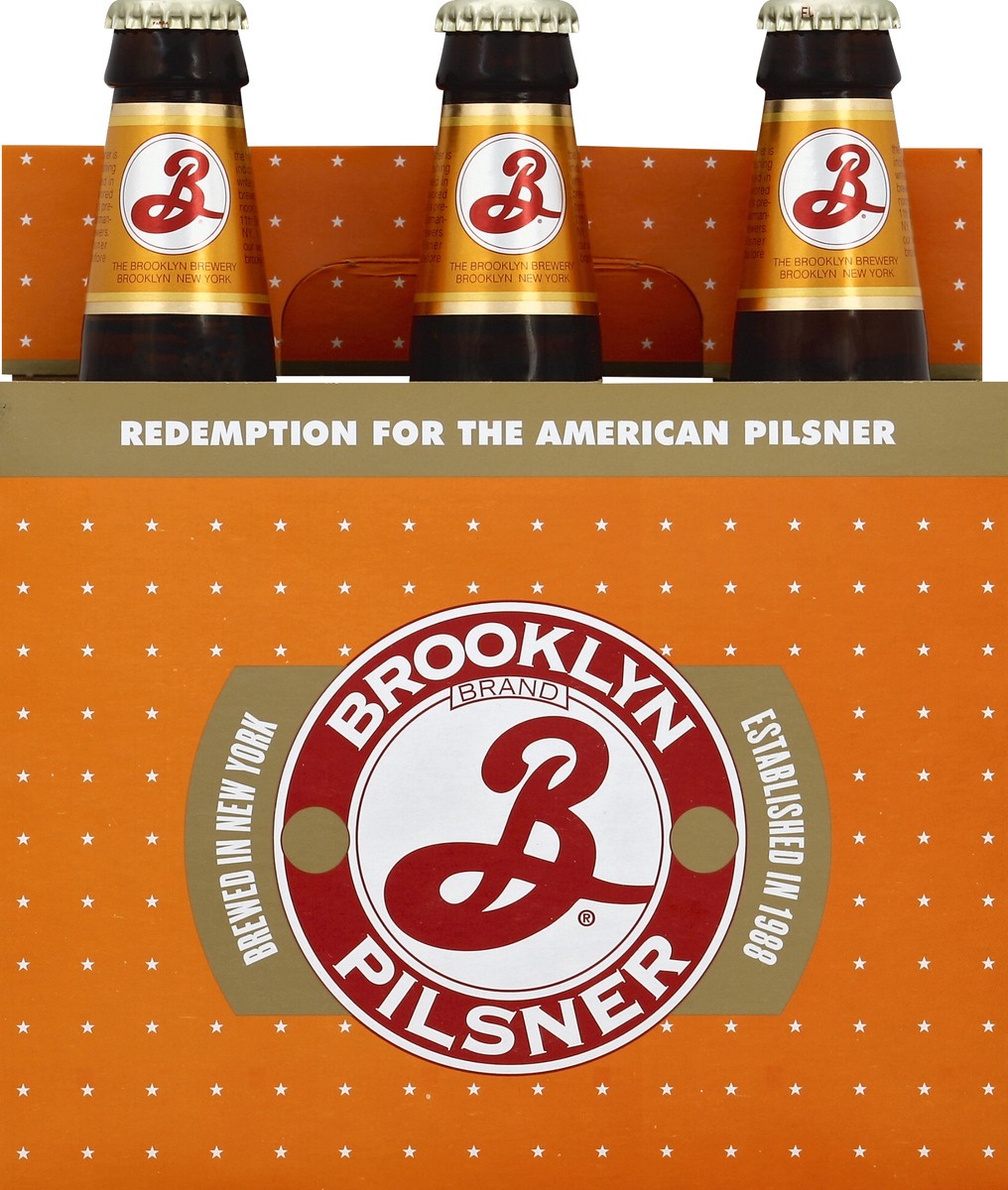 slide 4 of 4, Brooklyn Brewery Pilsner Bottles, 6 ct; 12 oz