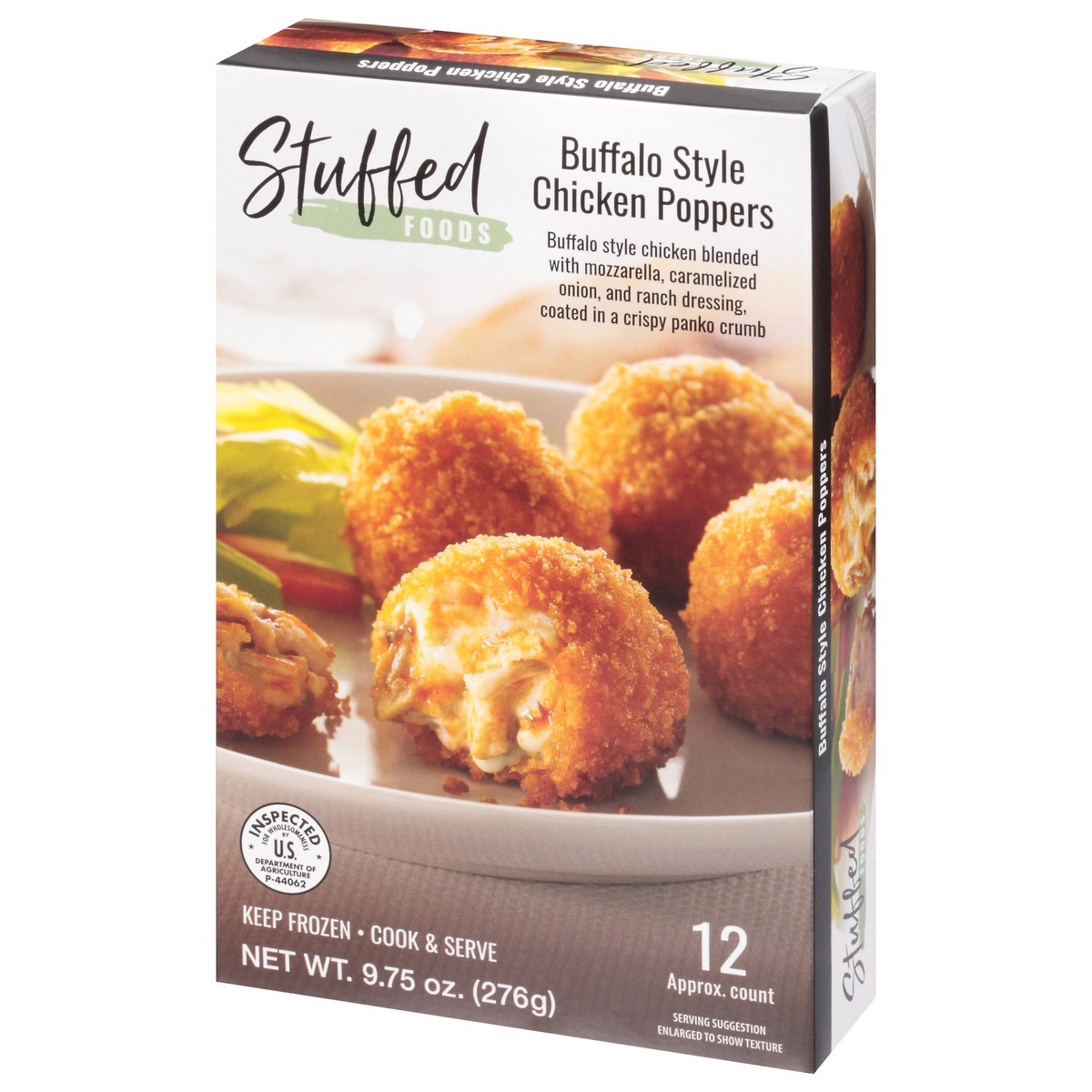 slide 8 of 12, Stuffed Foods Buffalo Style Chicken Poppers 9.75 oz, 9.75 oz