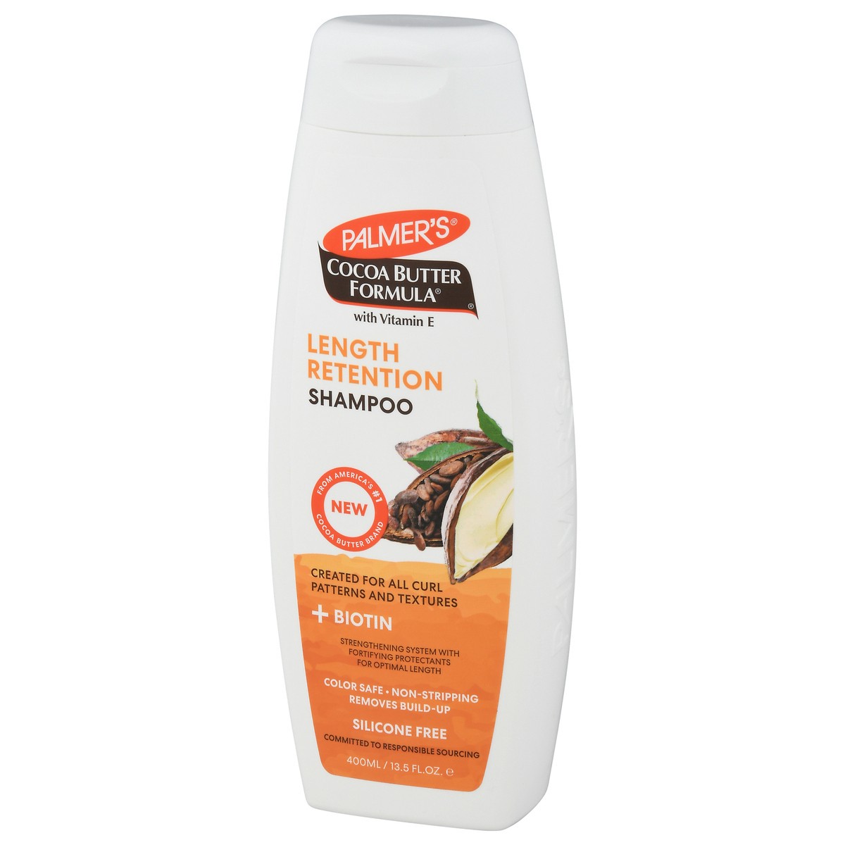 slide 3 of 9, Palmer's Cocoa Butter Formula + Biotin Length Retention Shampoo, 13.5 fl. oz., 13.5 fl oz