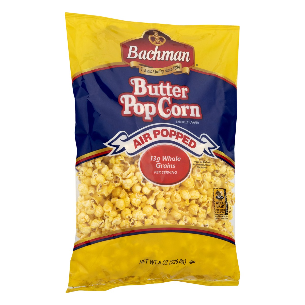 slide 2 of 9, Bachman Air Popped Butter Popcorn 8 oz, 8 oz