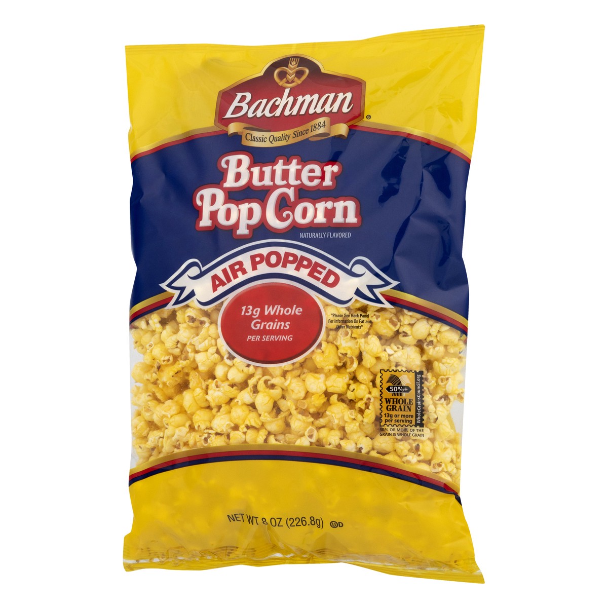 slide 3 of 9, Bachman Air Popped Butter Popcorn 8 oz, 8 oz