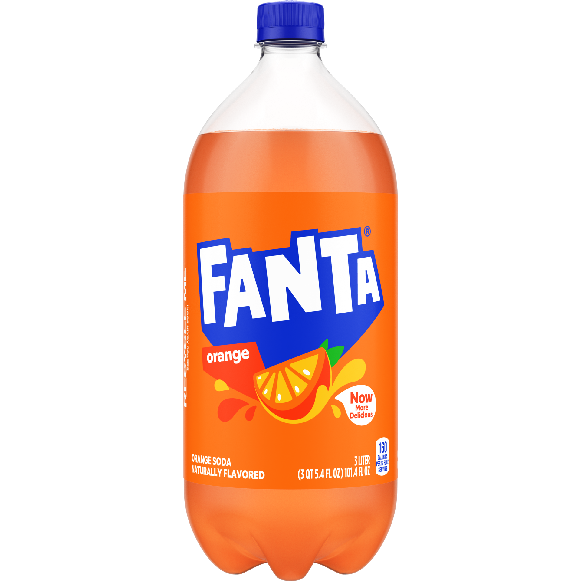 slide 1 of 5, Fanta Orange Soda Fruit Flavored Soft Drink- 101.40 fl oz, 101.40 fl oz