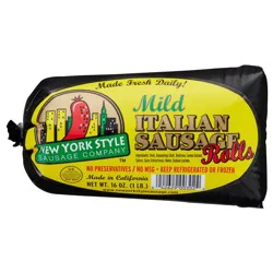 New York Style Sausage Italian Sausage 16 oz