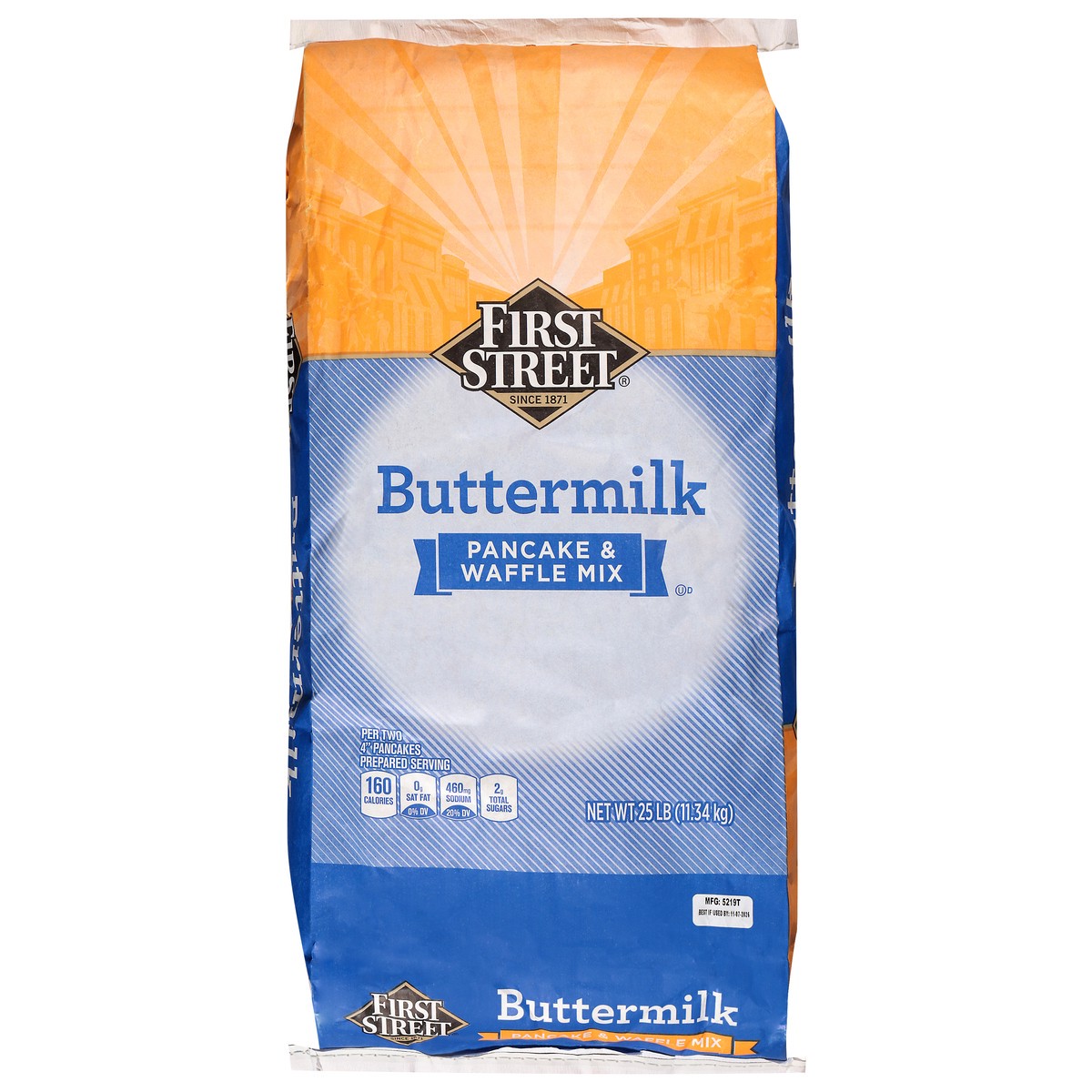 slide 3 of 4, First Street Buttermilk Pancake Mix, 25 lb