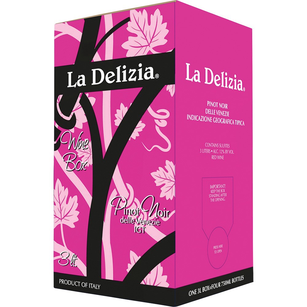 slide 1 of 1, La Delizia Pinot Noir, 3 liter