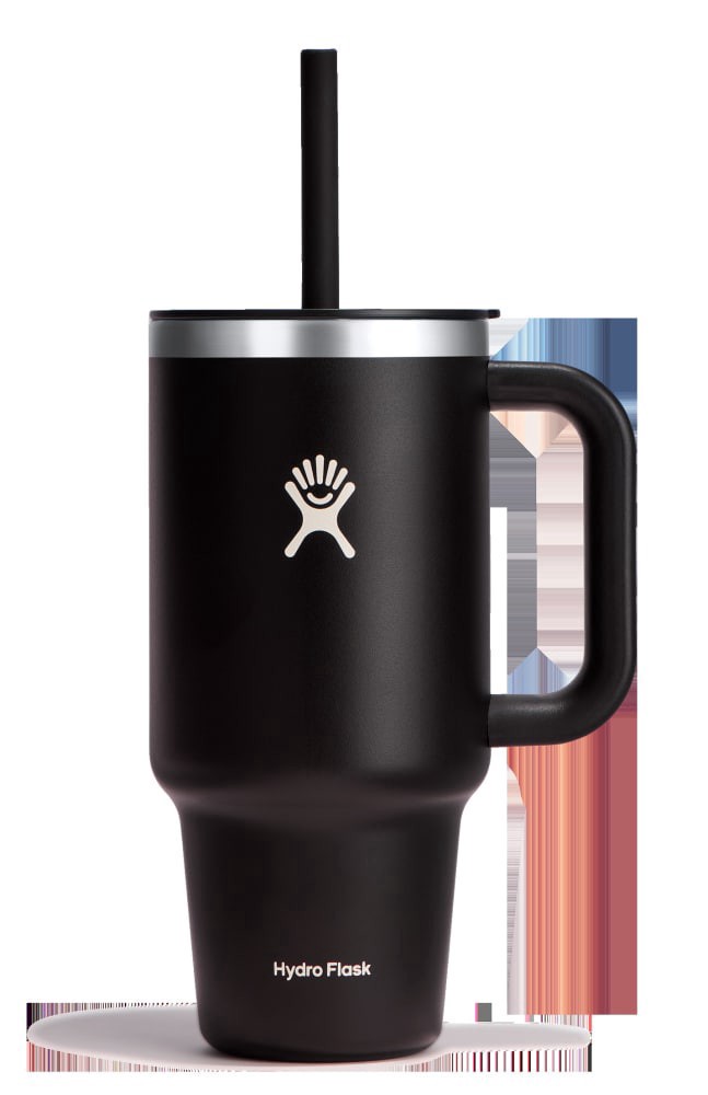 slide 1 of 1, Hydro Flask All Around Travel Tumbler - Black, 32 oz