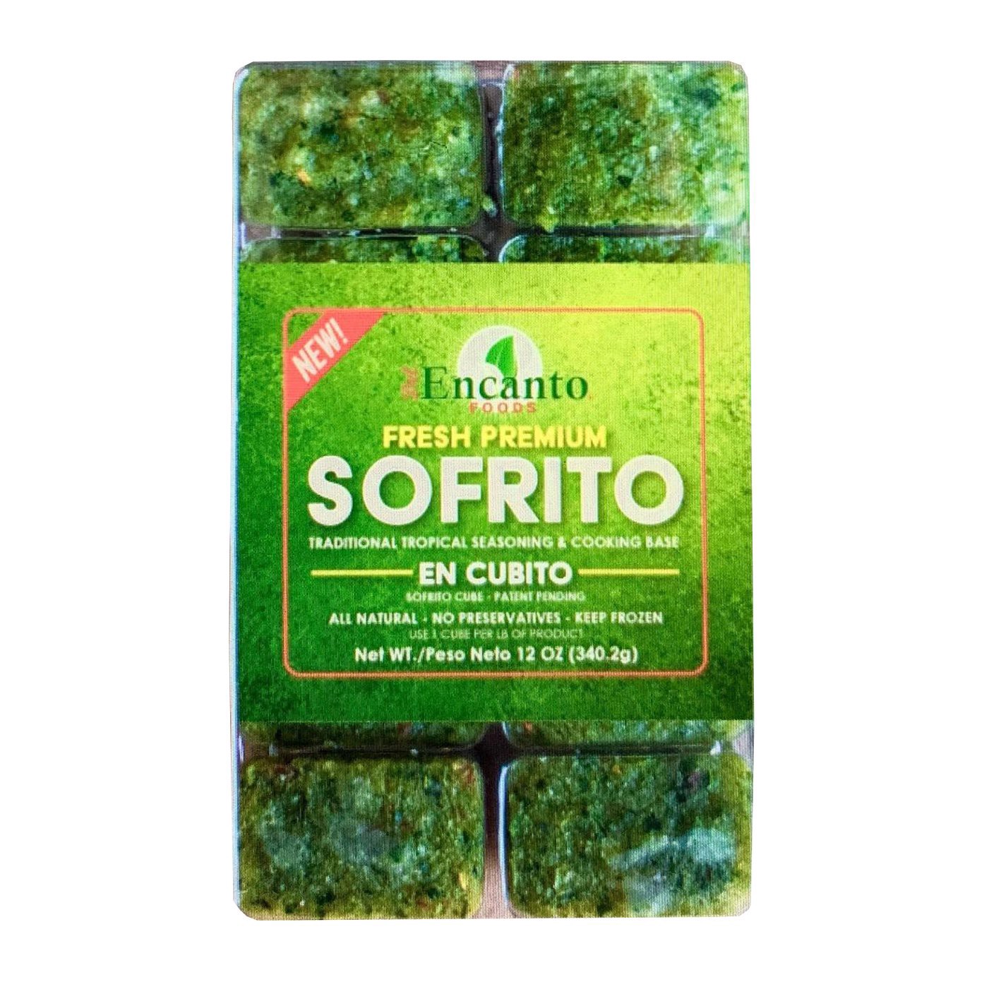 slide 1 of 1, Del Encanto Frozen Cubed Sofrito, 12 oz