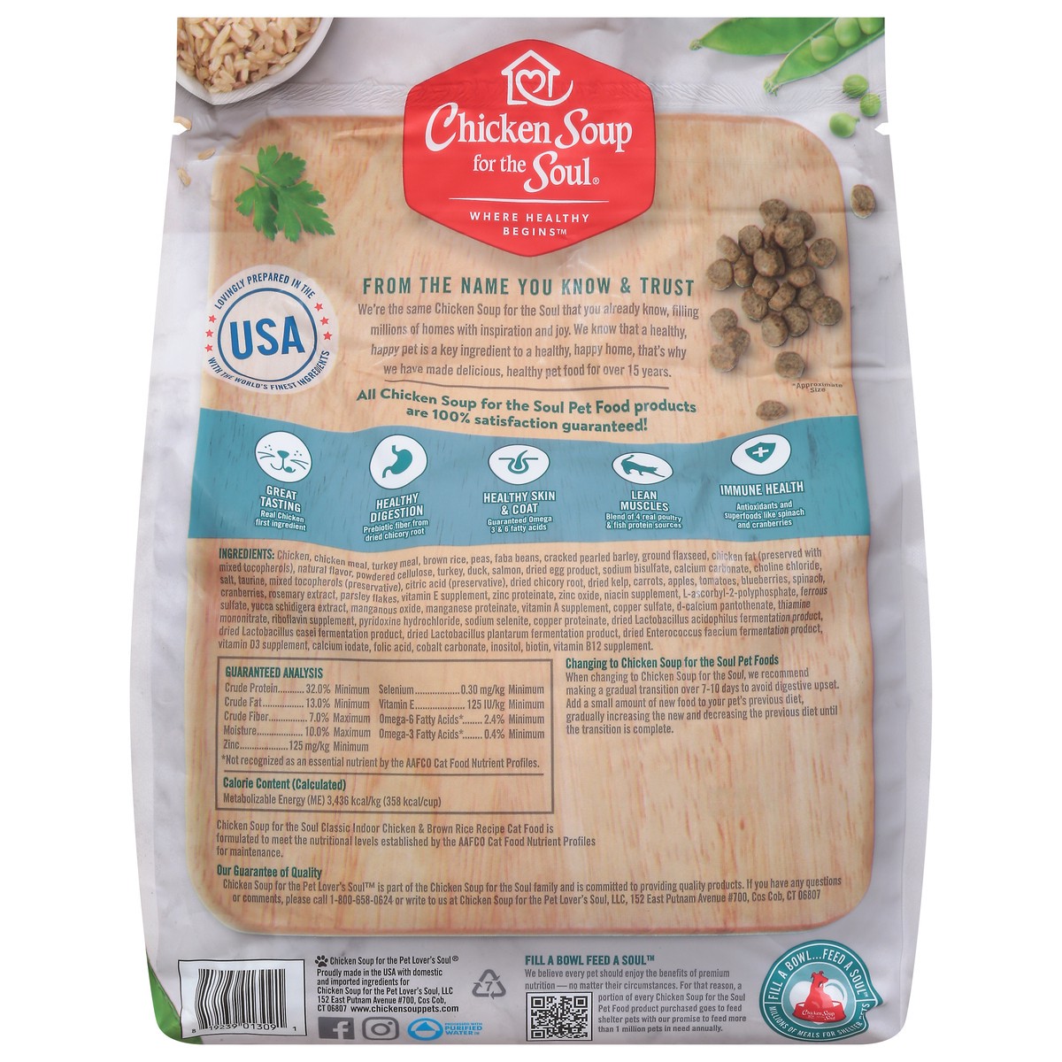 slide 4 of 14, Chicken Soup For The Soul Where Healthy Begins Indoor Classic Chicken & Brown Rice Recipe Cat Food 4.5 lb, 4.5 lb