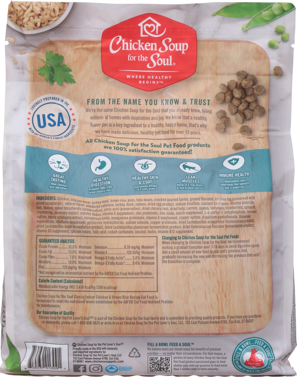 slide 6 of 14, Chicken Soup For The Soul Where Healthy Begins Indoor Classic Chicken & Brown Rice Recipe Cat Food 4.5 lb, 4.5 lb