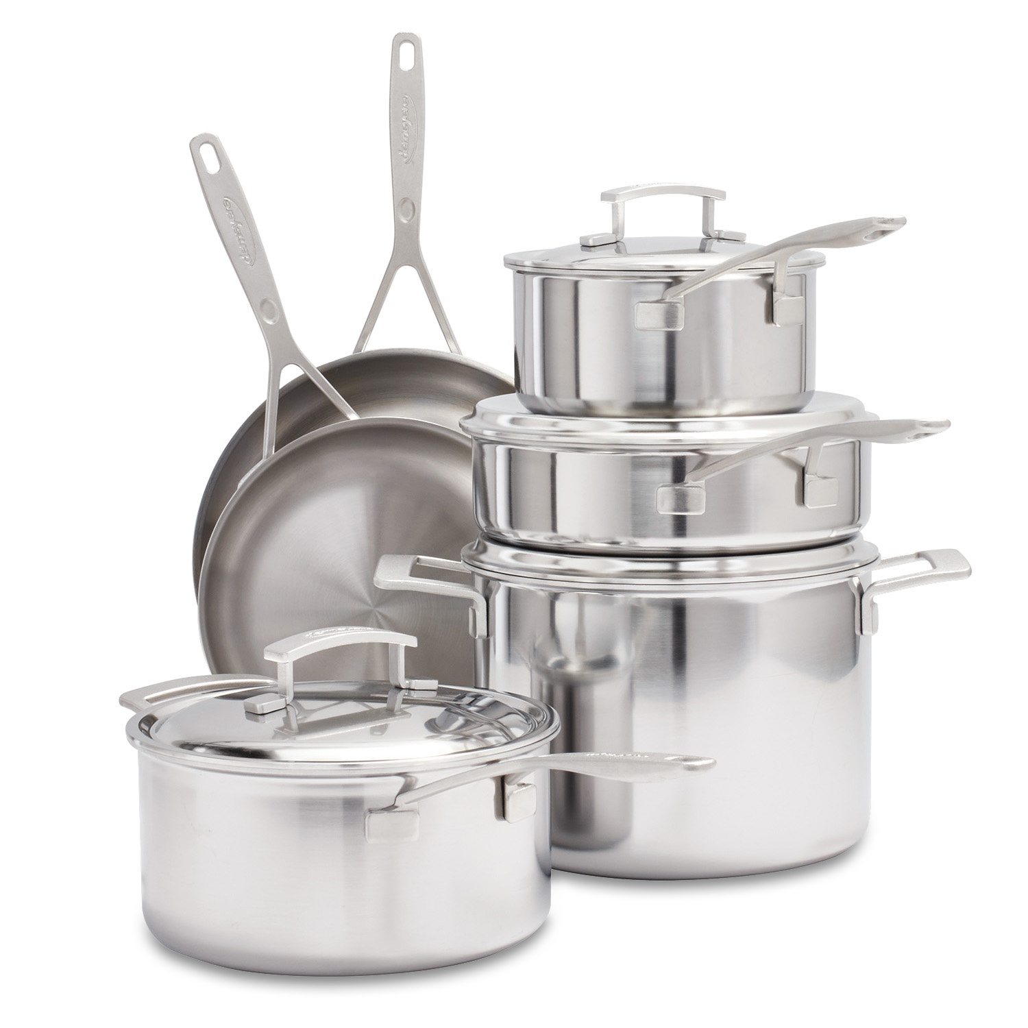 slide 1 of 1, Demeyere Industry5 Cookware Set with Thermo Lids, 10 ct