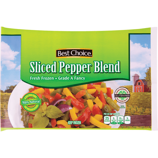 slide 1 of 1, Best Choice Sliced Bell Peppers, 16 oz