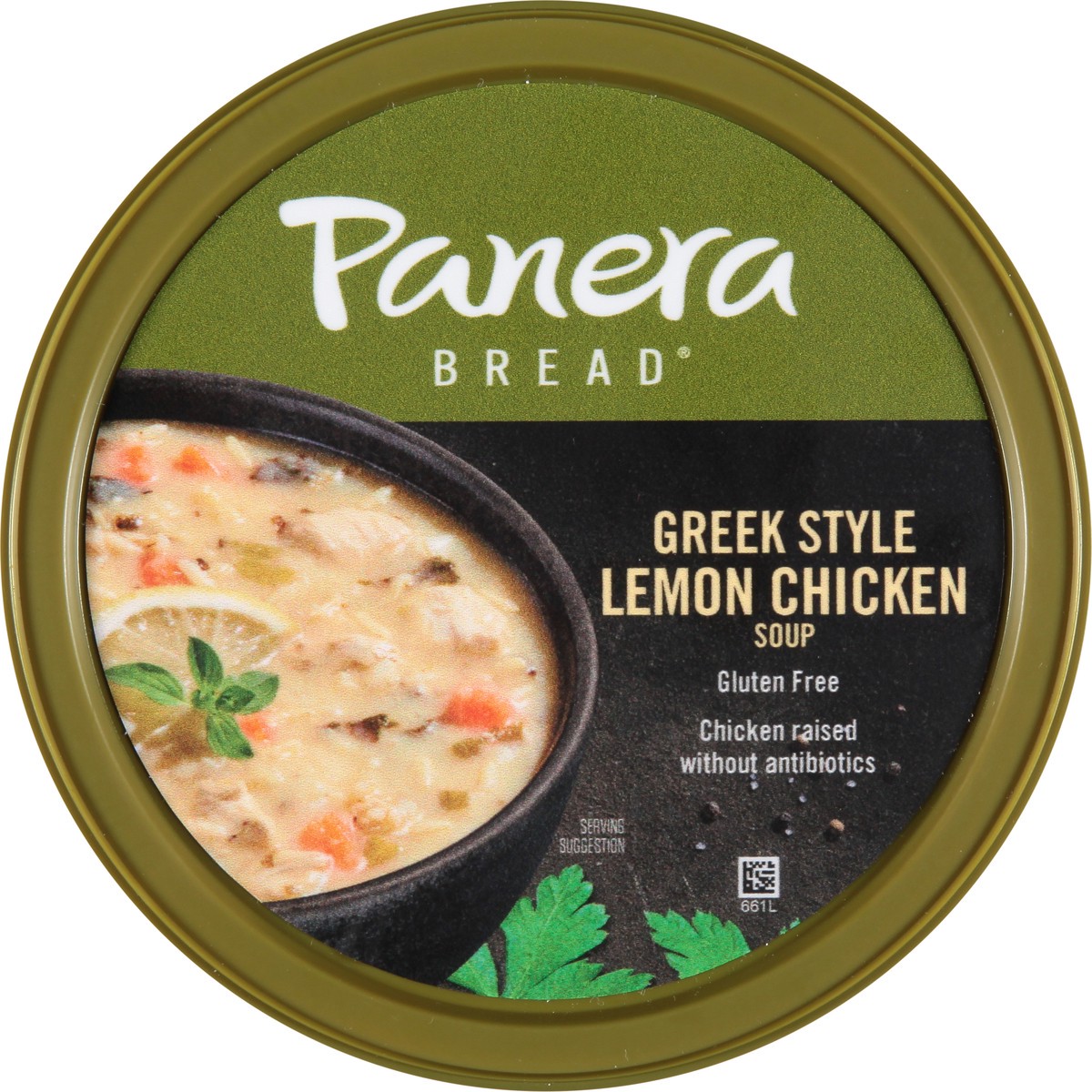 slide 9 of 11, Panera Bread Greek Style Chicken Soup, 16 OZ Soup Cup (Gluten Free), 16 oz