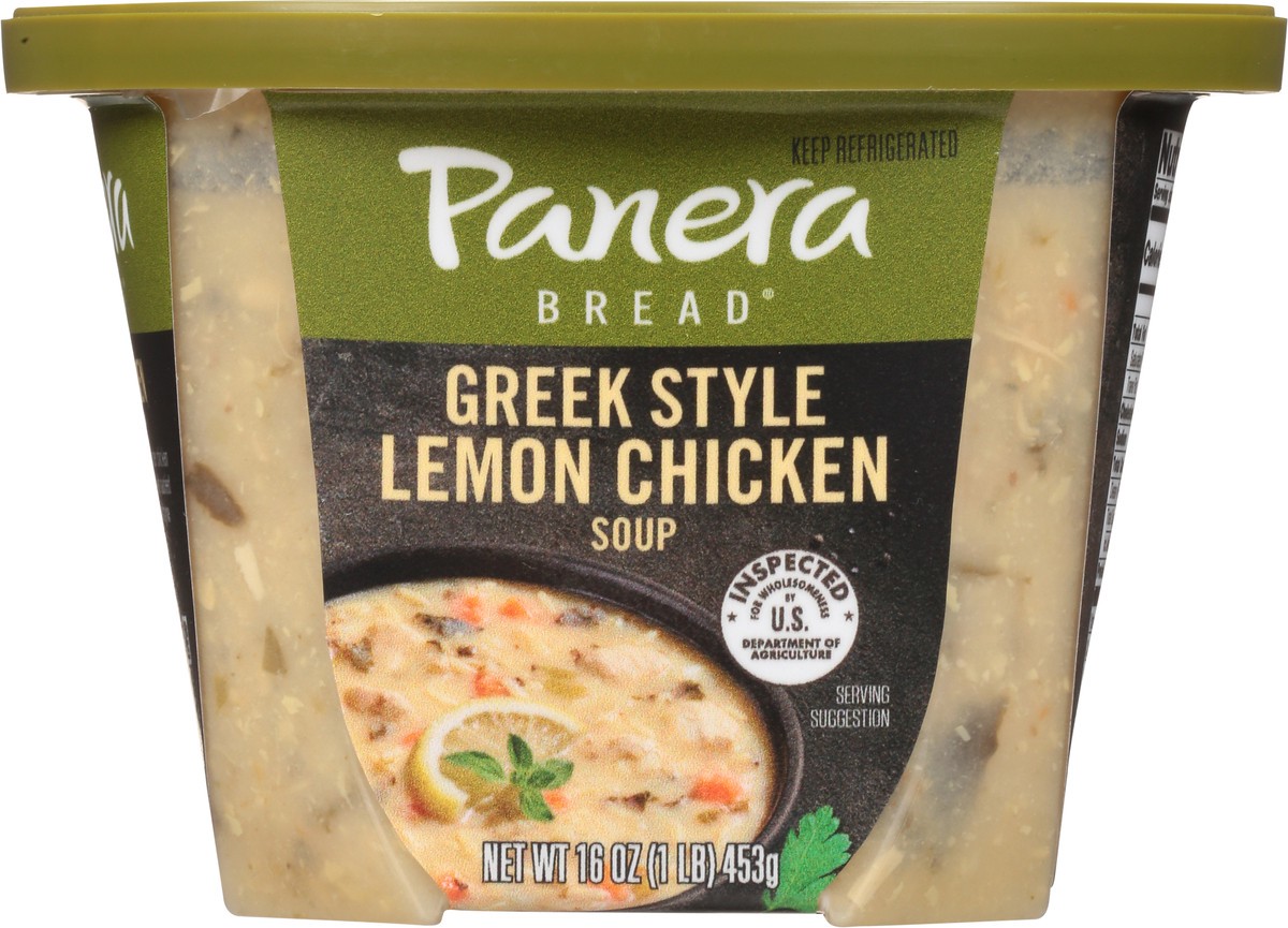 slide 2 of 11, Panera Bread Greek Style Chicken Soup, 16 OZ Soup Cup (Gluten Free), 16 oz