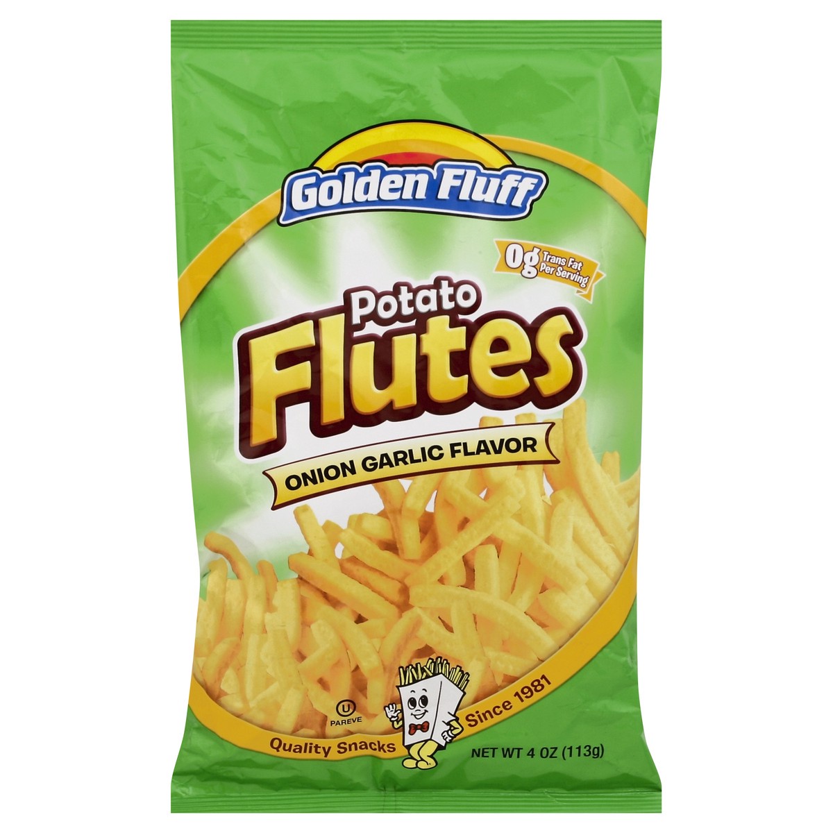 slide 4 of 6, Golden Fluff Potato Flutes 4 oz, 4 oz