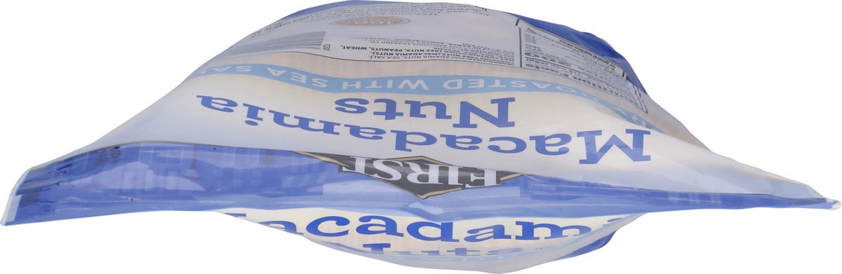 slide 5 of 14, First Street Roasted Sea Salt Macadamia Nuts, 16 oz