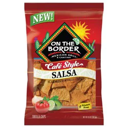 On The Border 9.5 oz On The Border Salsa Flavored Cafe Style Chips