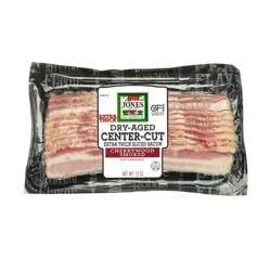 Jones Dairy Farm Extra Thick Dry-Aged Center-Cut Cherrywood Smoked Sliced Bacon
