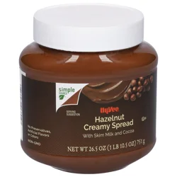 Hy-vee Hazelnut Creamy Spread With Skim Milk And Cocoa
