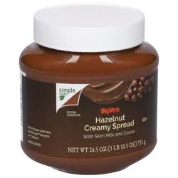 Hy-vee Hazelnut Creamy Spread With Skim Milk And Cocoa