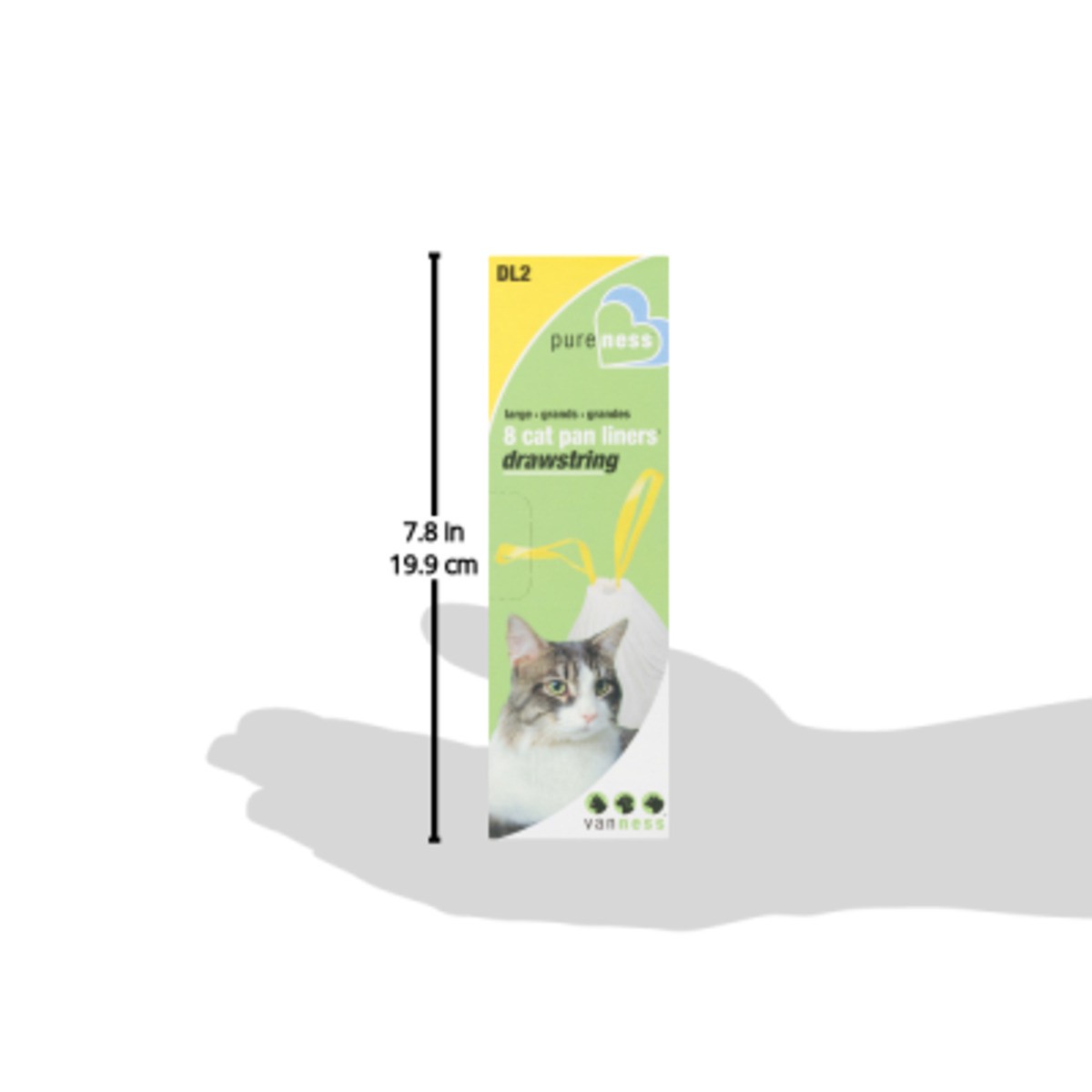 slide 9 of 9, Van Ness Large Drawstring Cat Pan Liners, 8 ct