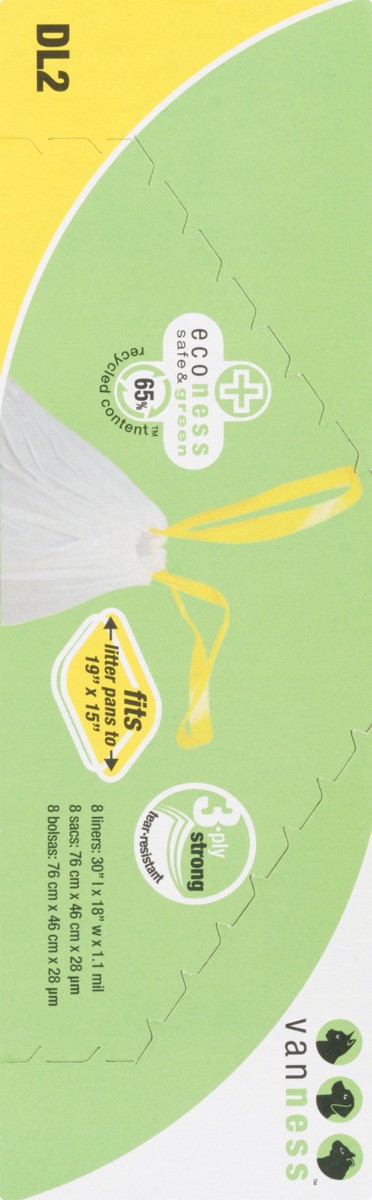 slide 6 of 9, Van Ness Large Drawstring Cat Pan Liners, 8 ct