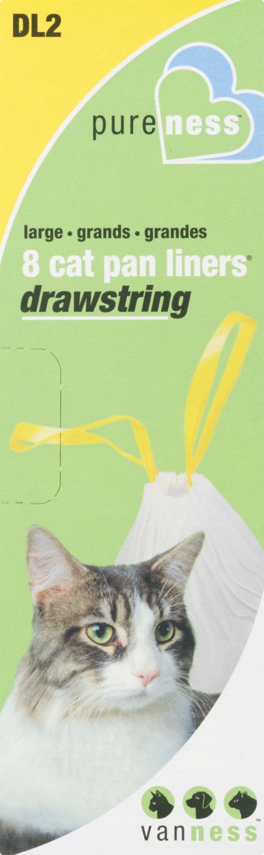slide 4 of 9, Van Ness Large Drawstring Cat Pan Liners, 8 ct