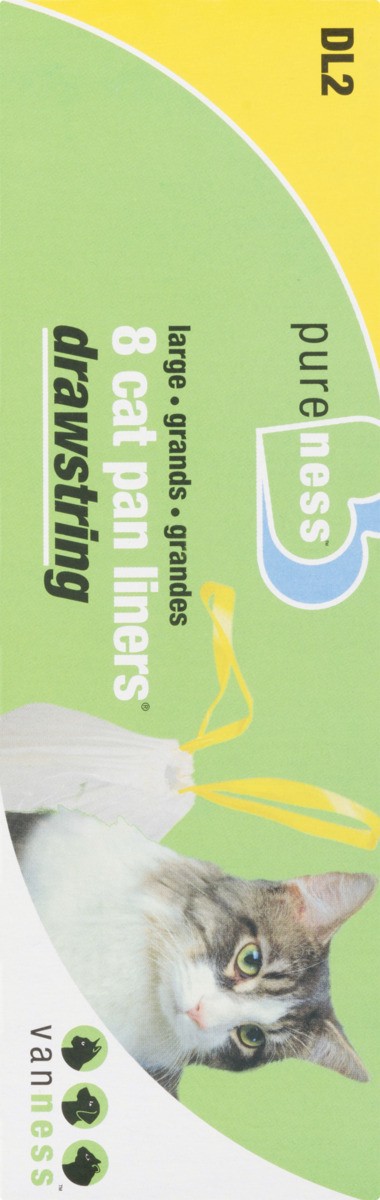 slide 3 of 9, Van Ness Large Drawstring Cat Pan Liners, 8 ct
