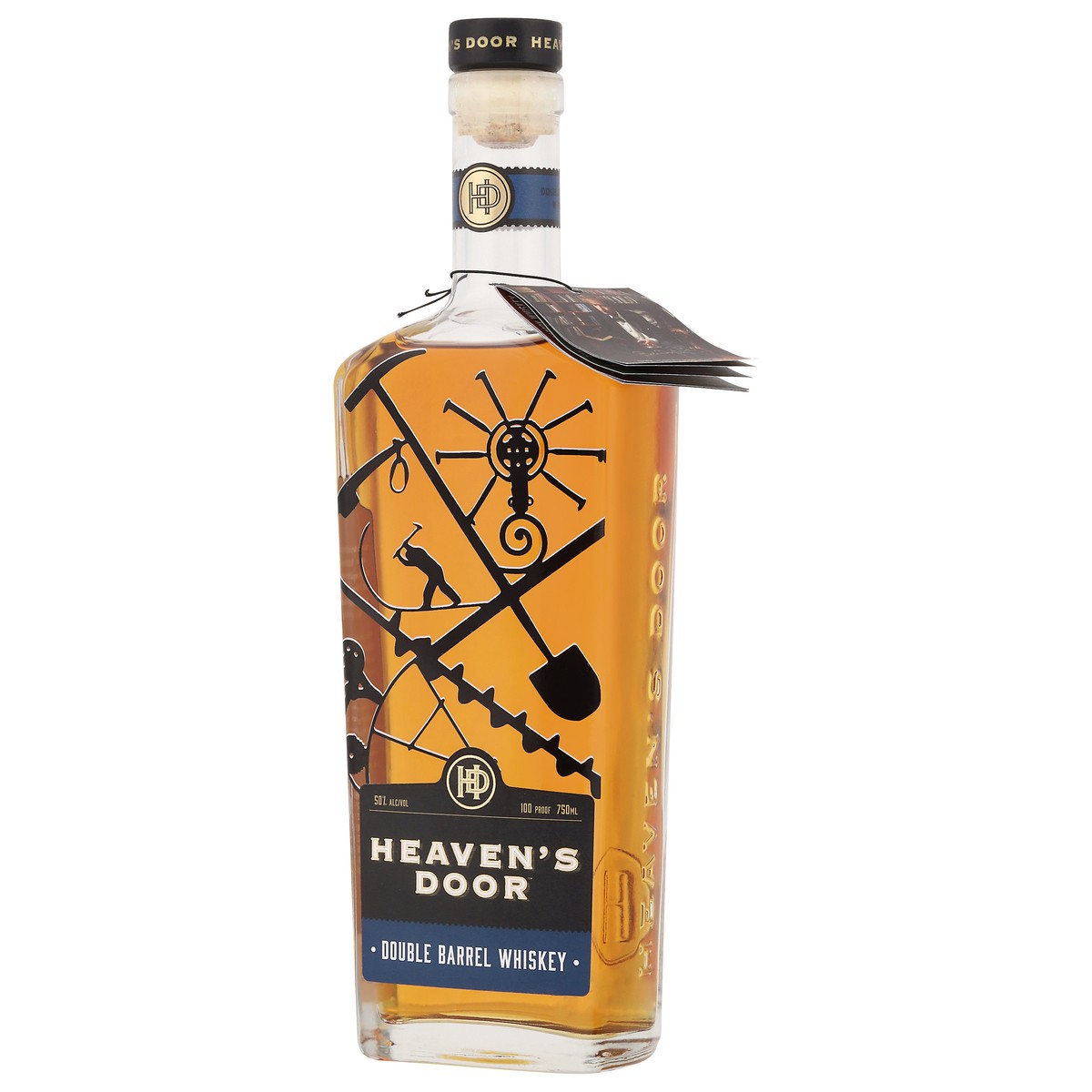 slide 6 of 9, Heaven's Door Double Barrel Whiskey 750 ml, 750 ml