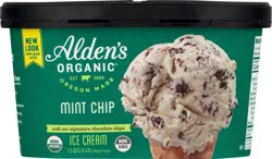 Alden's Organic Ice Cream, Mint Chip
