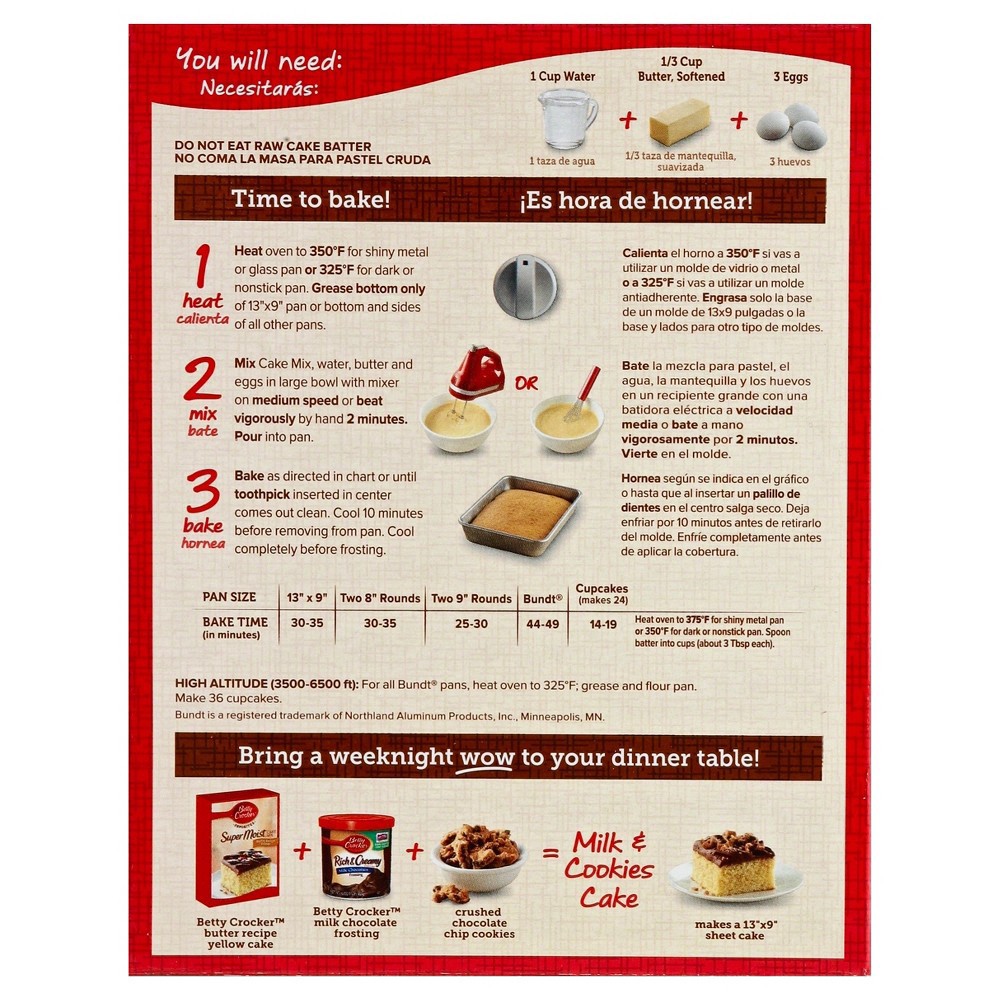 slide 4 of 4, Betty Crocker Cake Mix Super Moist Favorites Butter Recipe Yellow - 15.25 Oz, 15.25 oz