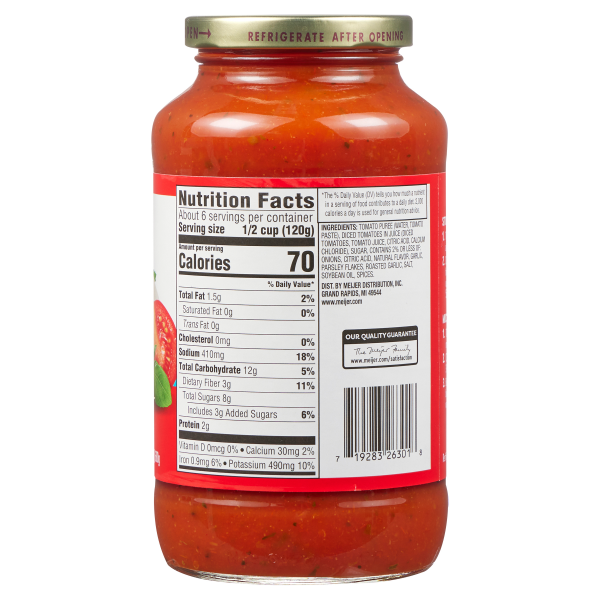 slide 2 of 4, Meijer Garlic Herb Pasta Sauce, 24 oz