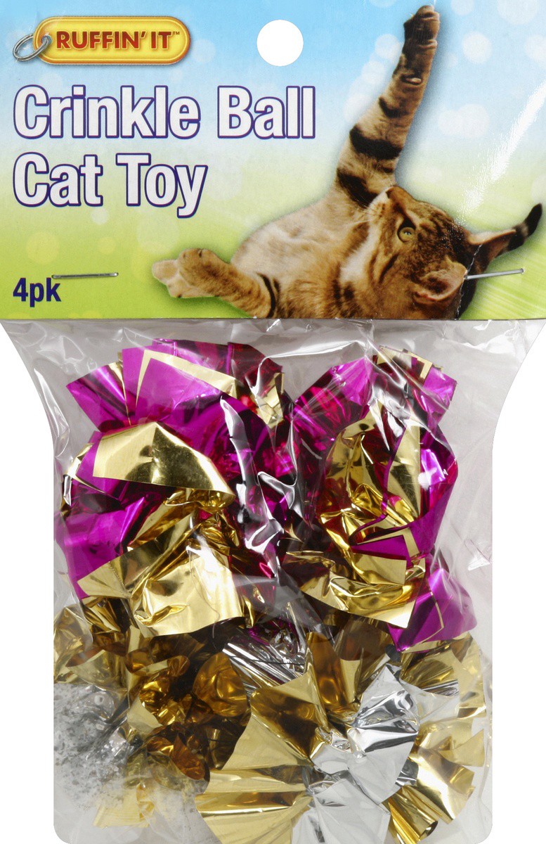 slide 2 of 2, Ruffin' It Cat Toy 4 ea, 4 ct