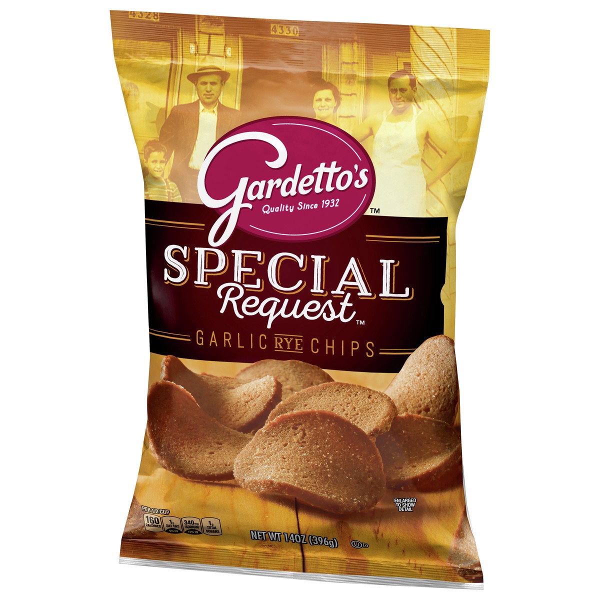 slide 9 of 13, Gardetto's Snack Mix, Roasted Garlic Rye Chips, 14 oz, 14 oz