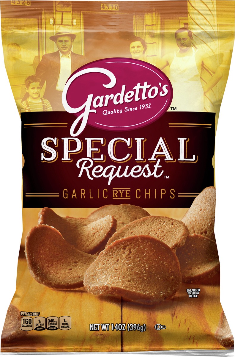 slide 5 of 13, Gardetto's Snack Mix, Roasted Garlic Rye Chips, 14 oz, 14 oz