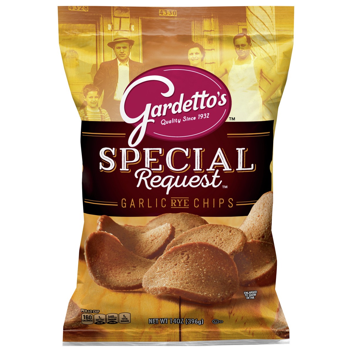slide 6 of 13, Gardetto's Snack Mix, Roasted Garlic Rye Chips, 14 oz, 14 oz
