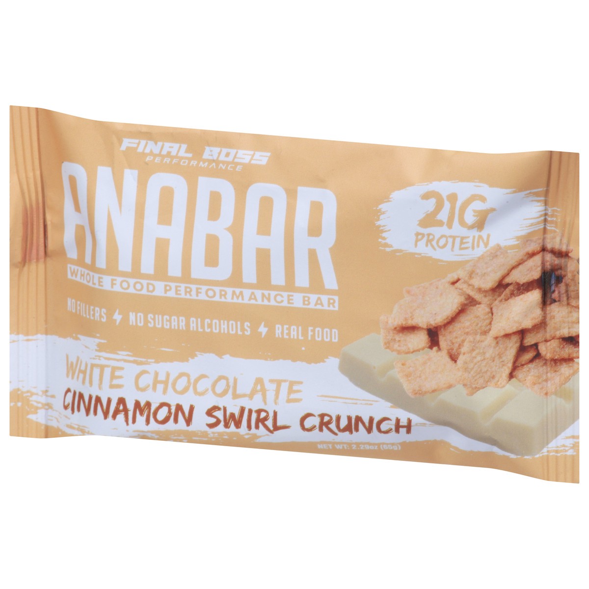 slide 6 of 9, Anabar White Chocolate Cinnamon Swirl Crunch Bar 2.29 oz, 2.29 oz
