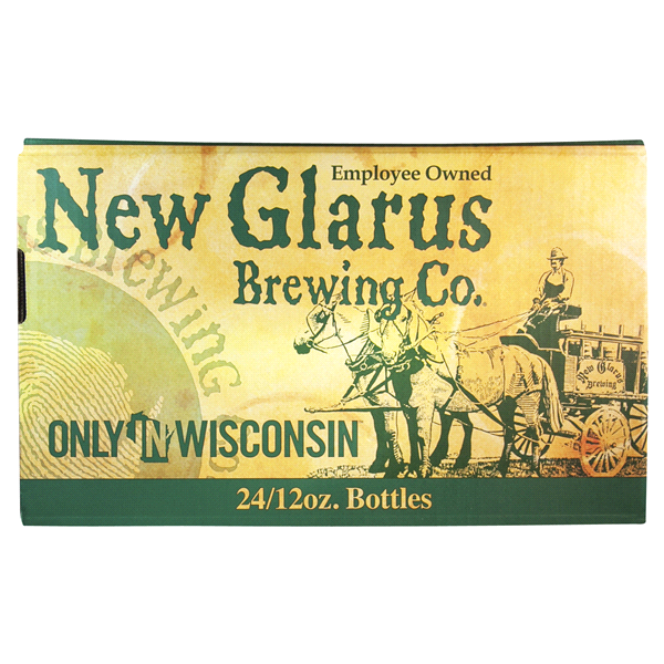 slide 2 of 5, NEW GLARUS Spotted Cow, 24 ct; 12 fl oz