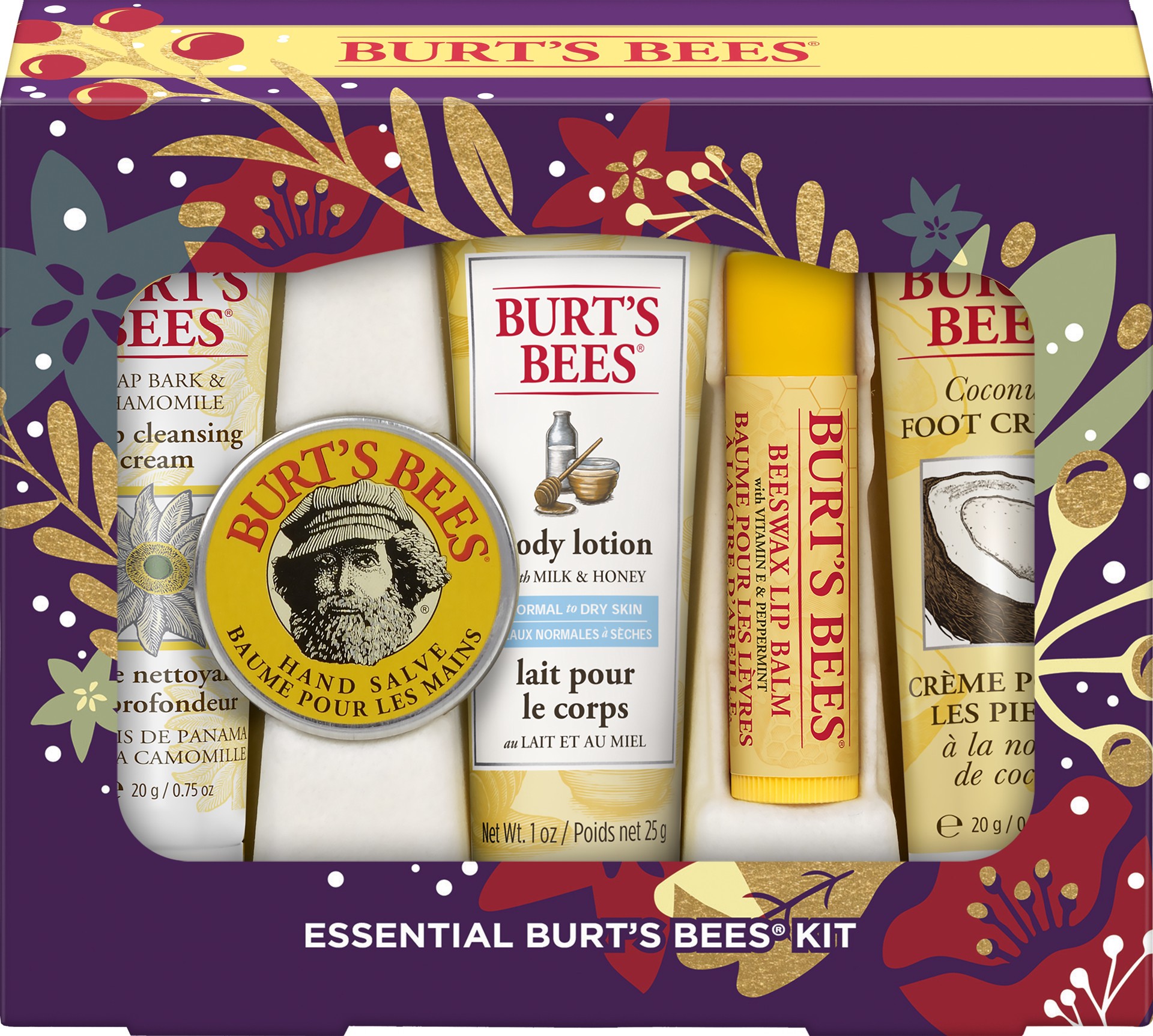 slide 1 of 1, Burt's Bees Burt'S Bees Lip Balm Kit Essentials, 1 ct