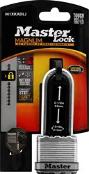 Master Lock 1-3/4in (44mm) Wide Magnum Laminated Steel Padlock with 2-1/2in (64mm) Shackle