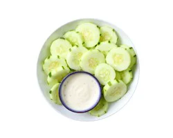 Fresh Cut Cucumber Bowl W/Ranch Dressing