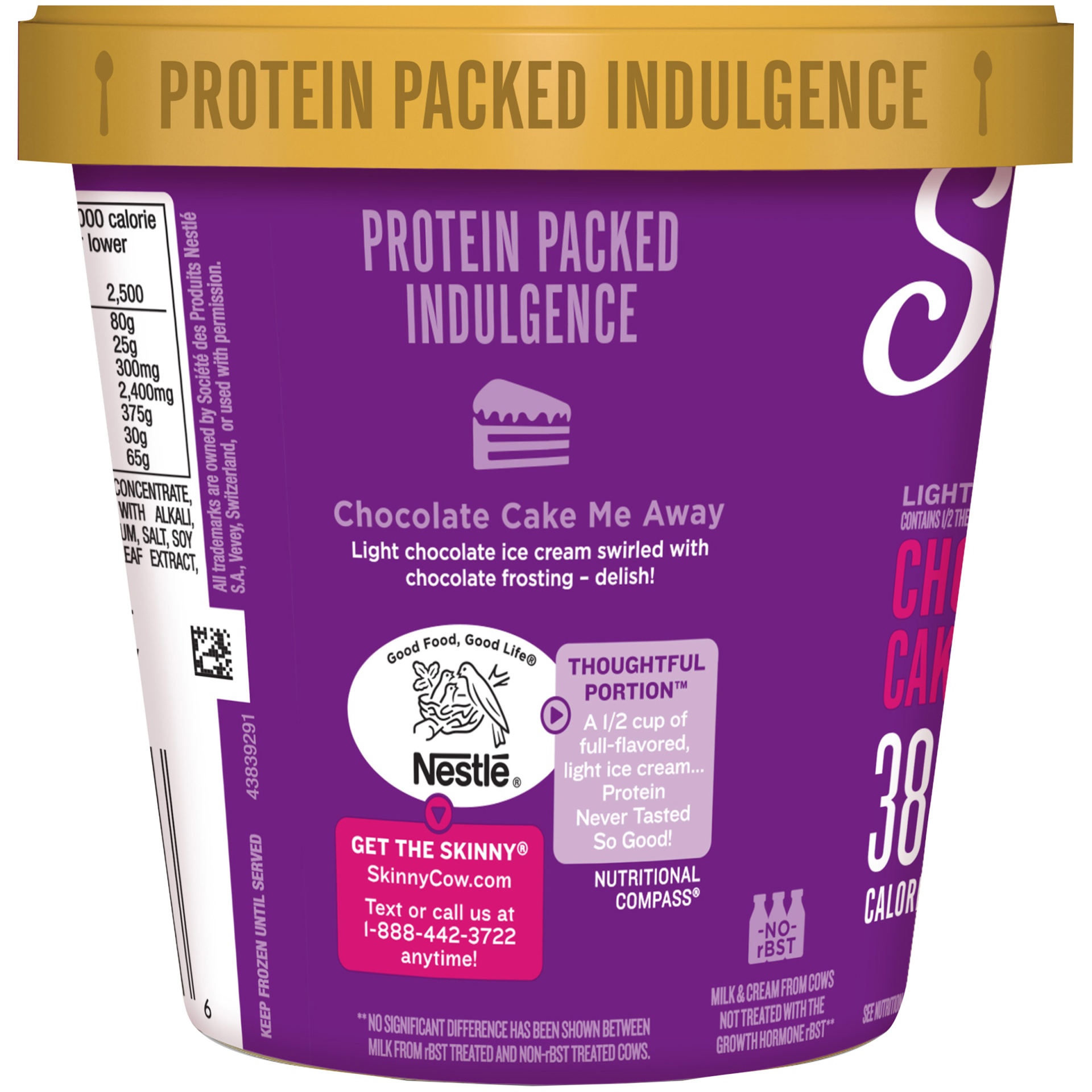 slide 2 of 6, Skinny Cow Chocolate Cake Me Away Ice Cream, 14 fl oz