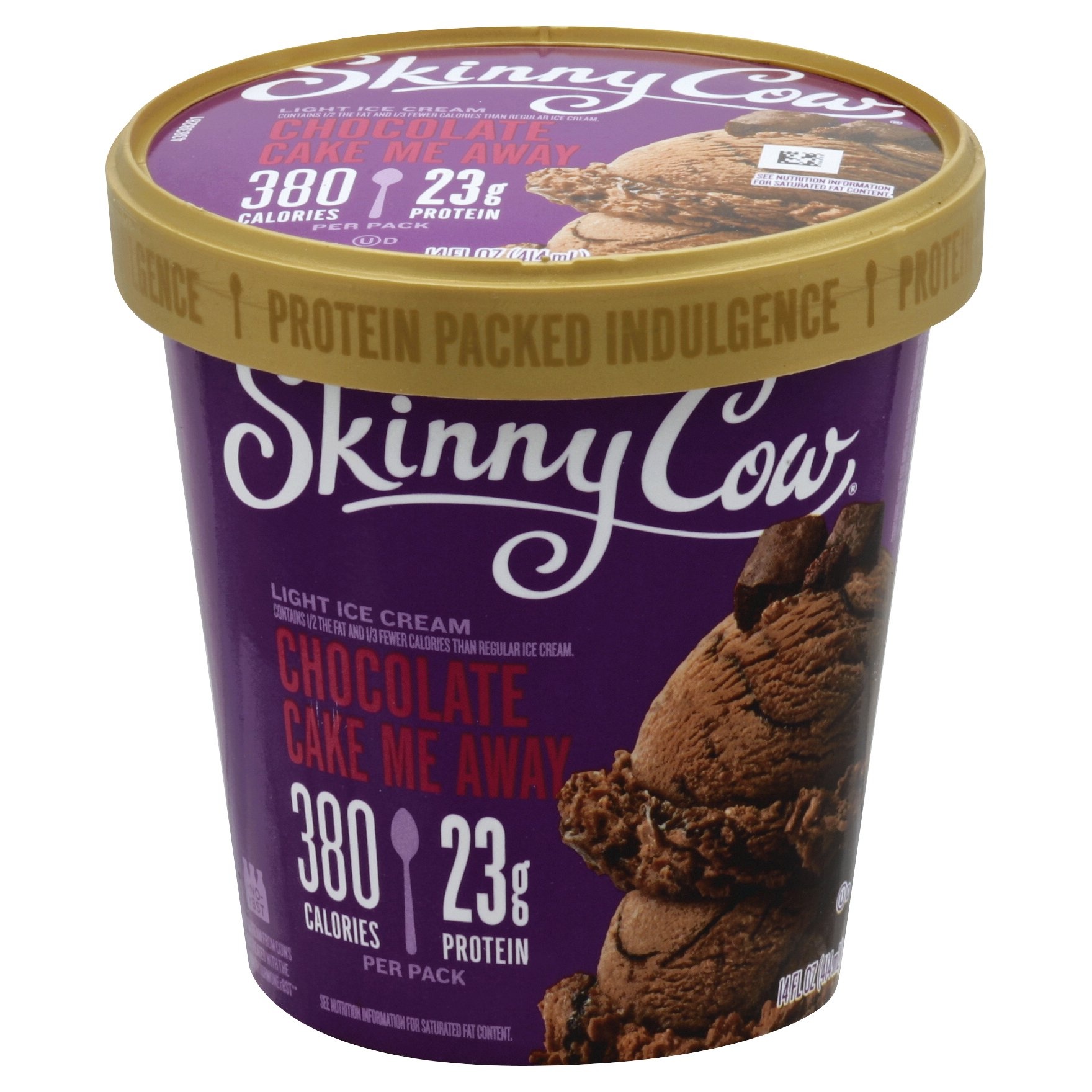 slide 1 of 6, Skinny Cow Chocolate Cake Me Away Ice Cream, 14 fl oz