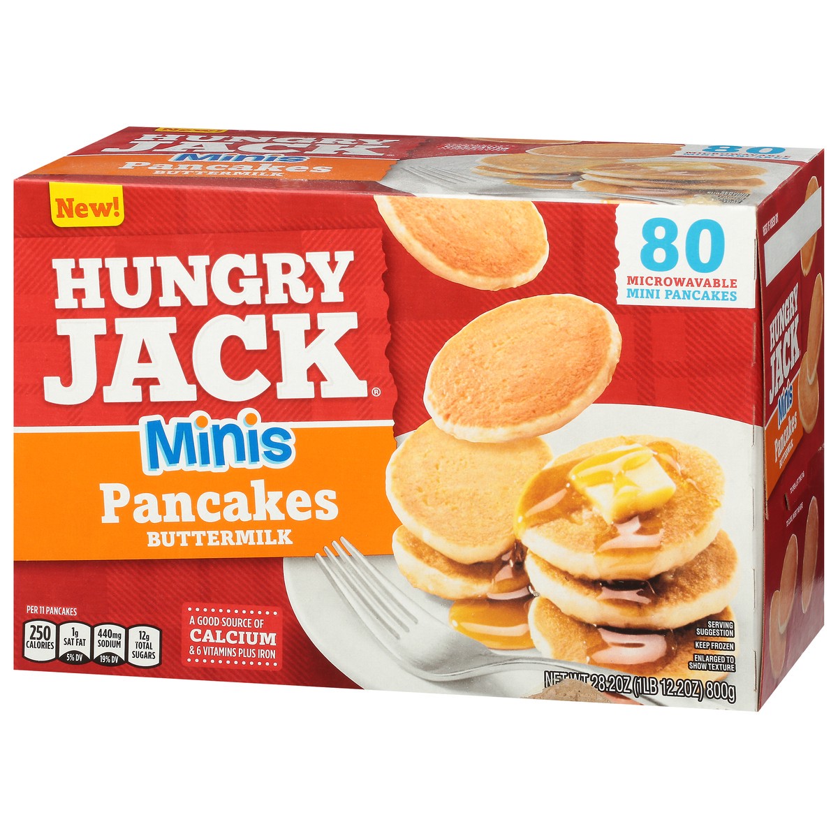 slide 3 of 9, Hungry Jack Buttermilk Pancakes Minis 28.2 oz, 28.2 oz