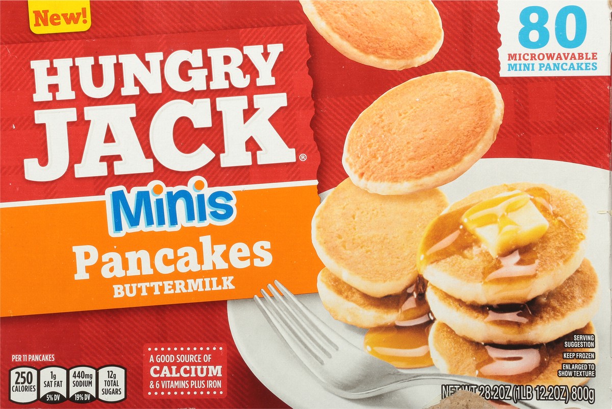 slide 6 of 9, Hungry Jack Buttermilk Pancakes Minis 28.2 oz, 28.2 oz