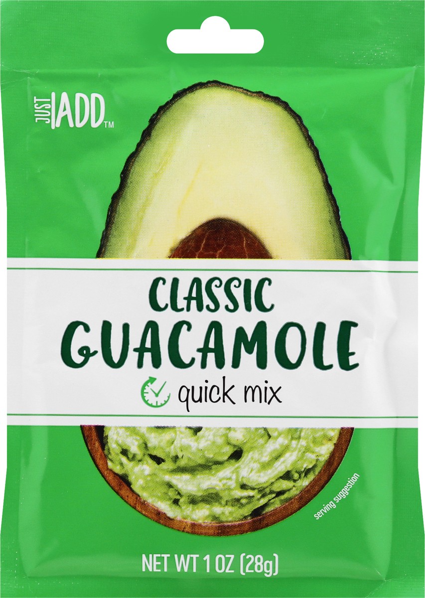 slide 5 of 9, Just ADD Classic Guacamole Quick Mix 1 oz, 1 oz