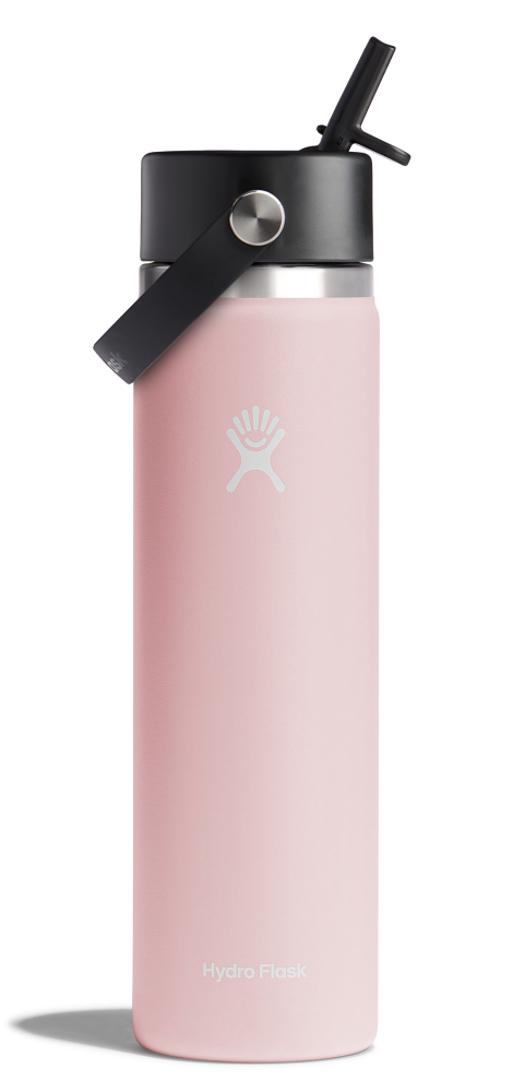 slide 1 of 1, Hydro Flask Wide Flex Straw Cap Bottle - Trillium, 24 oz
