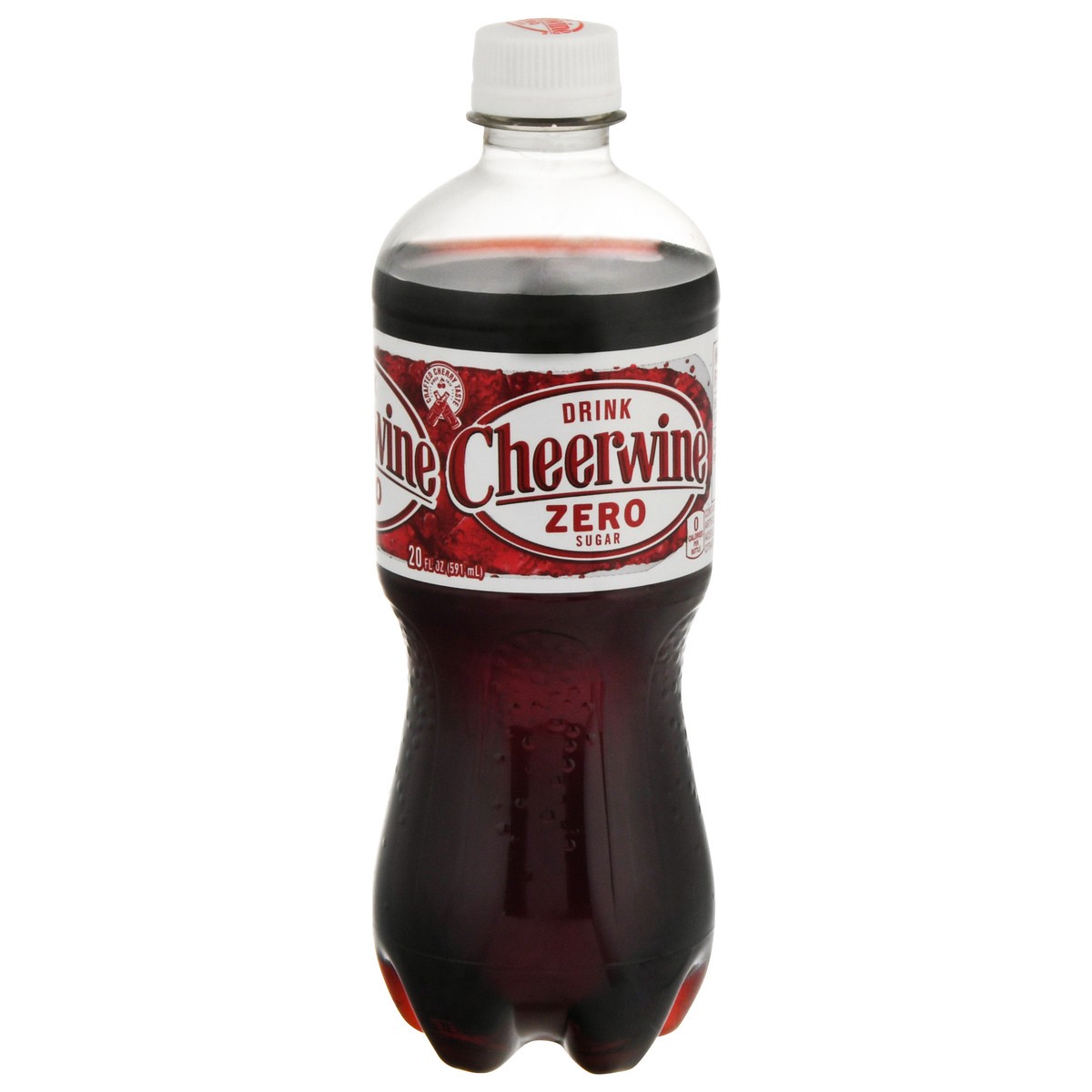 slide 6 of 9, Cheerwine Zero Sugar Soda 20 fl oz, 20 fl oz